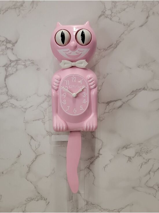 Kit-Cat Klock Other - Bubblegum Pink Kitty Cat klock clock New